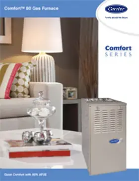 Quiet Comfort with 80% AFUE Comfort 80 Gas Furnace